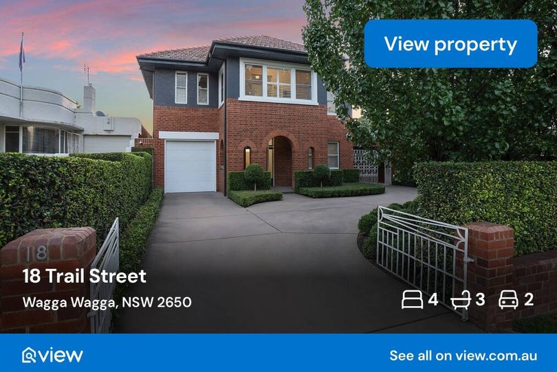 This luxury home in the regional city of Wagga Wagga comes with a $2.275 million price tag.
