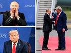 US President Donald Trump and Russian President Vladimir Putin in Anchorage, Alaska.