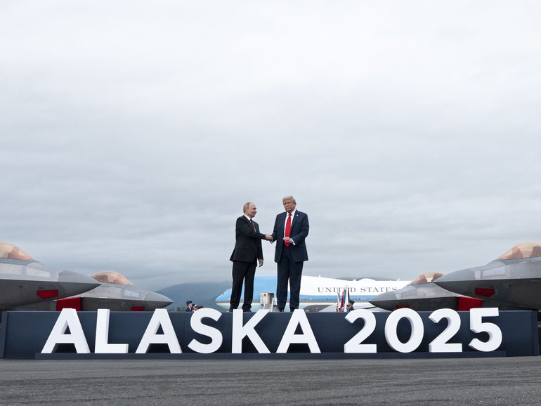 US President Donald Trump and President Vladimir Putin of Russia.