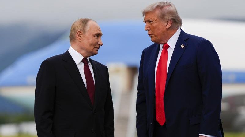 US President Donald Trump’s envoy says Russian officials agreed to ‘robust’ foreign security guarantees for Ukraine during a summit in Alaska. (AP PHOTO)