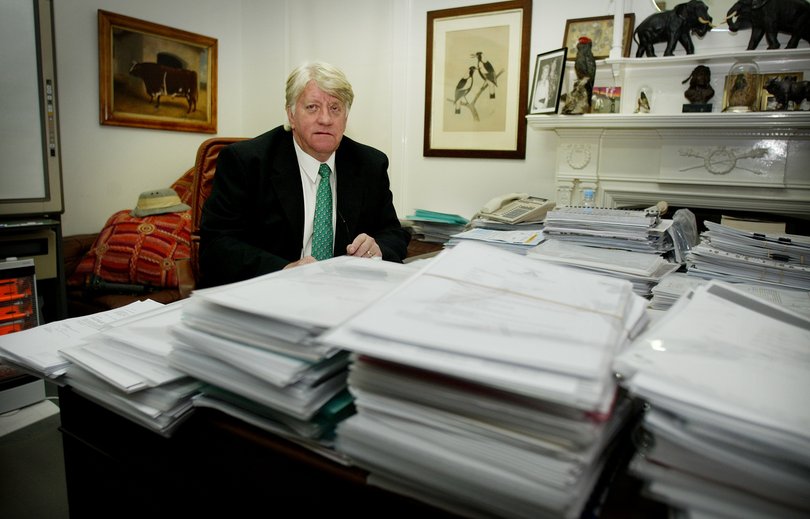 Businessman Warren Anderson at his West Perth office after losing a Supreme Court decision for $80million today. Picture: Barry Baker