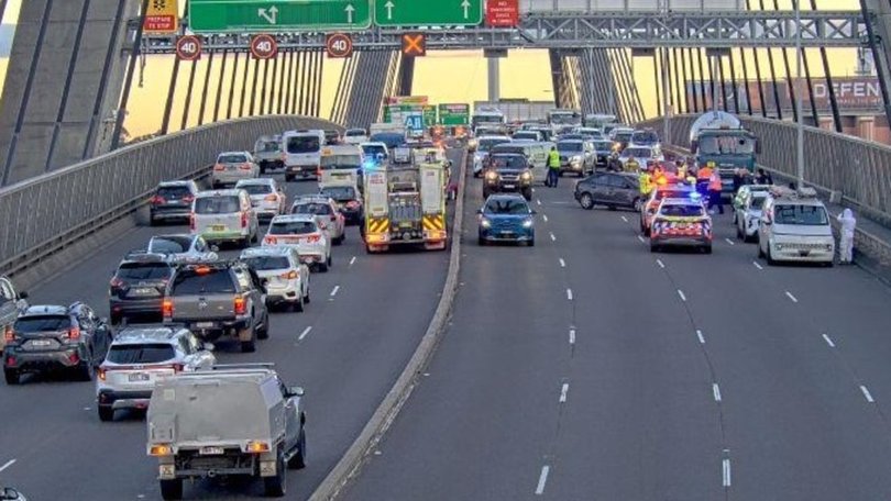 The crash happened about 6.30am. Picture: Live Traffic NSW