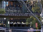 Emergency services were called to the Harold Hotel on Ross Street, Forest Lodge, around 6.40pm on Sunday, following reports of gunfire.