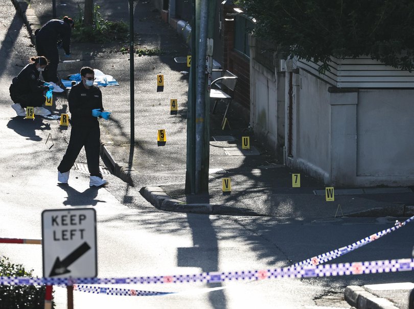 Police are continuing their investigation after a double shooting in Forest Lodge on Sunday evening.
