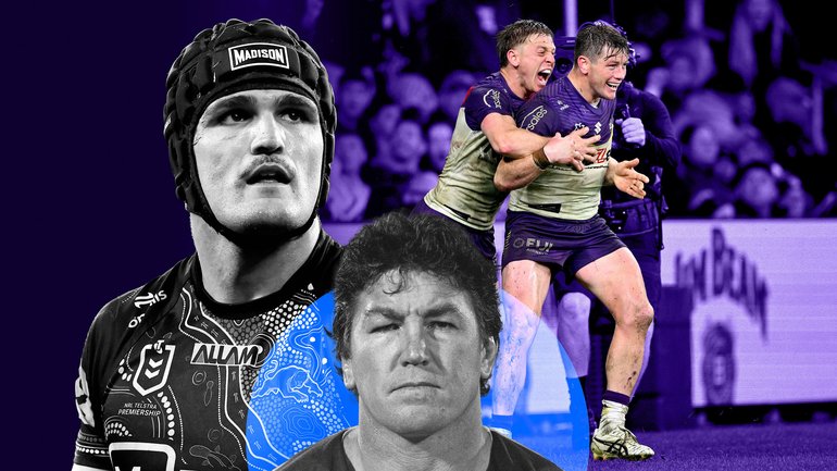 The Harry Grant dive to earn the Storm a penalty and prevent Nathan Cleary from kicking a match-winning field goal on Thursday night was the best piece of acting since Robin Williams played Mrs Doubtfire.