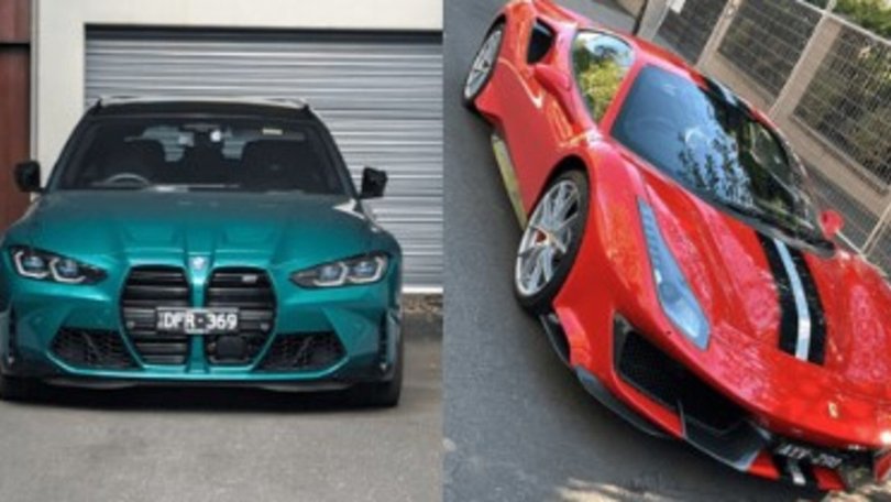 Victoria Police are searching for four stolen vehicles from Balwyn North. One of the cars is a Ferrari.