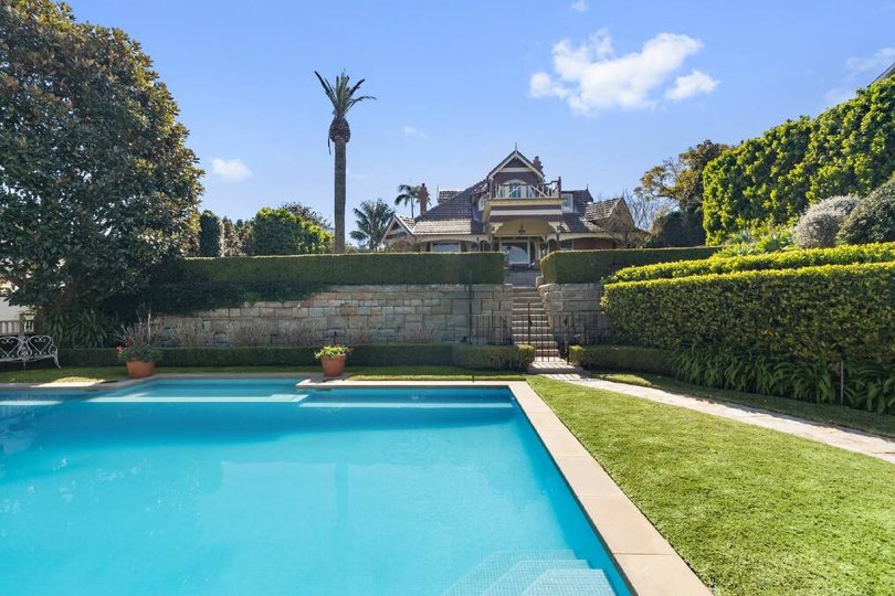 The swimming pool.
