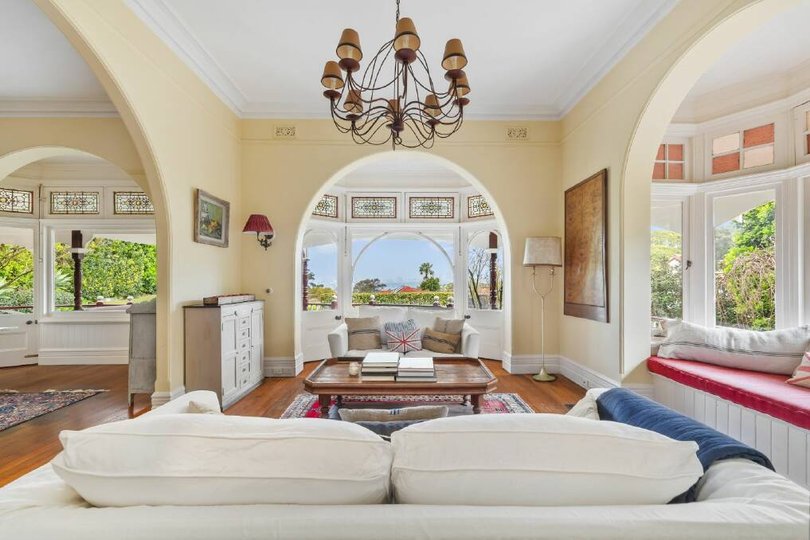 The formal living room.