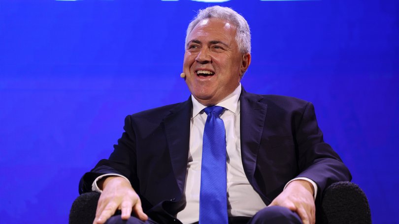 Joe Hockey at the Resources Technology Showcase event in Perth.