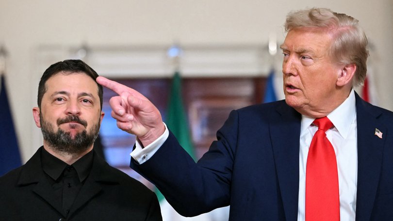 Ukrainian President Volodymyr Zelensky dressed to impress US leader Donald Trump.