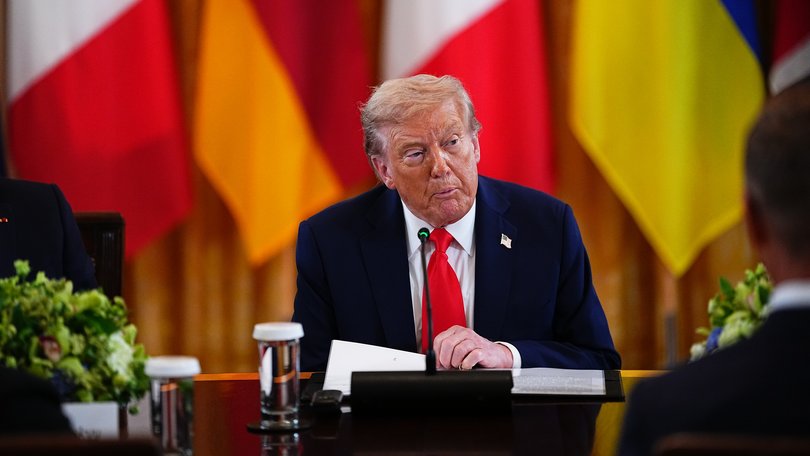 US President Donald Trump has made a ‘crazy’ Vladimir Putin comment, not realising a microphone was on.