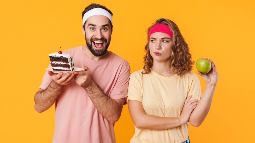 Men have an easier time controlling their weight, according to nutritionist Sarah Di Lorenzo.