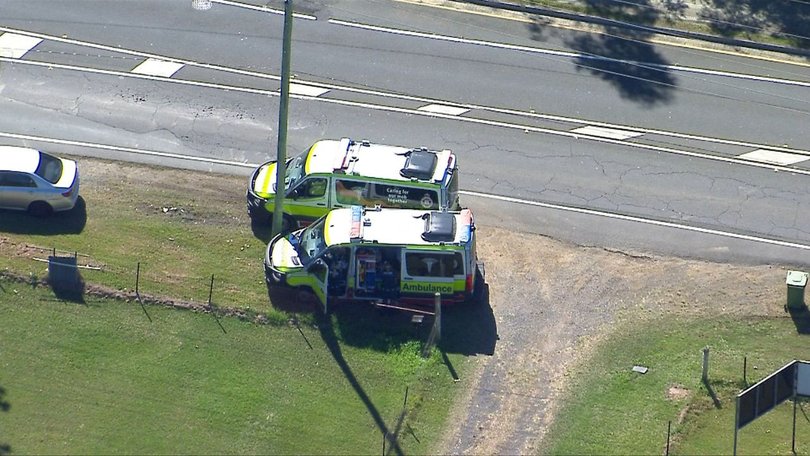 Father and son were treated at the scene for life-threatening injuries but could not be saved.
