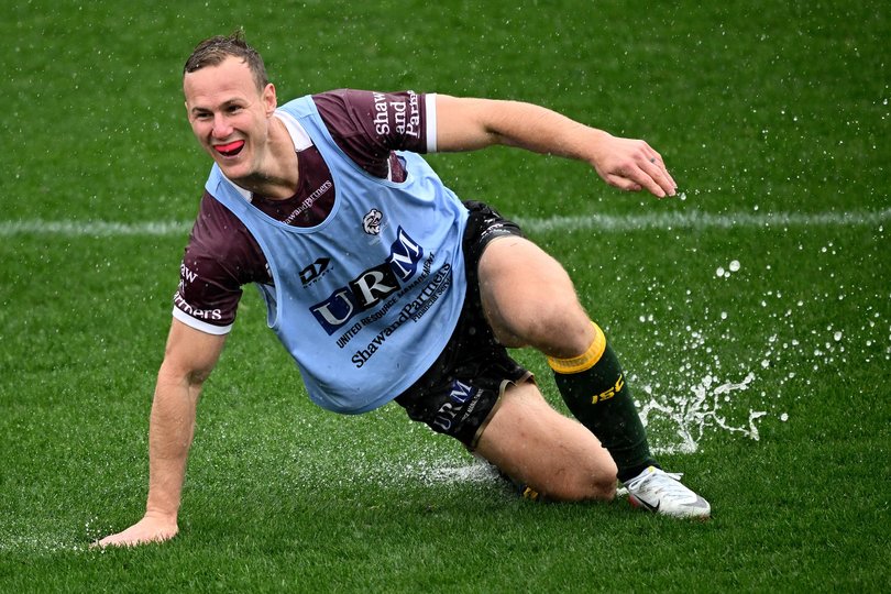 Daly Cherry-Evans at training on Wednesday.