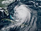 Hurricane Erin in the Atlantic Ocean.
