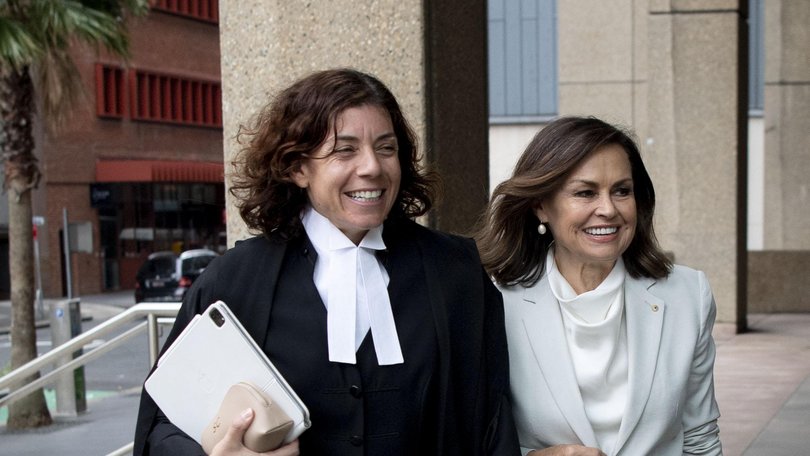Barrister Sue Chrysanthou and Lisa Wilkinson. Picture: NCA NewsWire/Simon Bullard.
