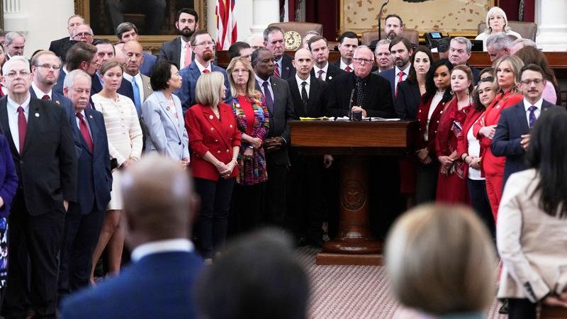 The new congressional map for Texas was approved after a stand-off between Republicans and Democrats.