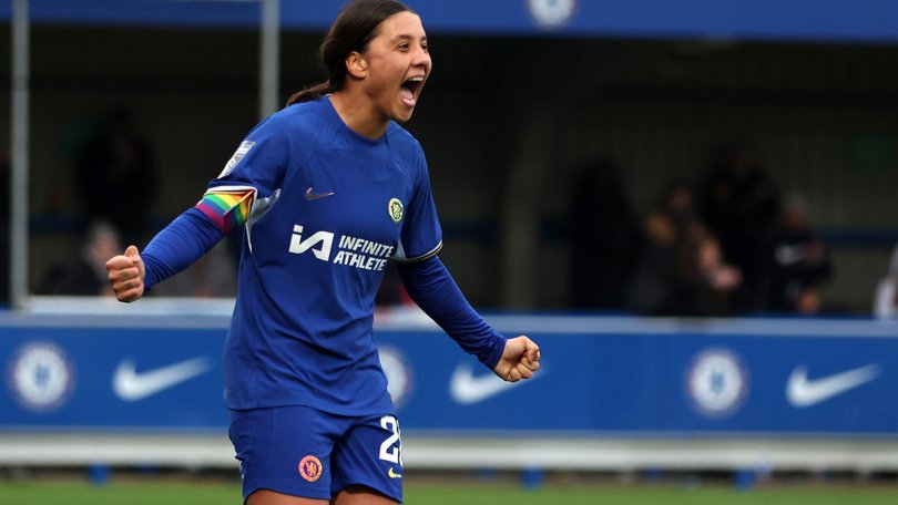 Sam Kerr will return from injury for Chelsea next month.