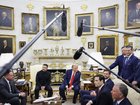Special envoy Steve Witkoff joined Secretary of State Marco Rubio and Vice President JD Vance at Trump's side on Monday's meeting in the Oval Office with Ukrainian President Volodymyr Zelensky. 