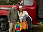 A toddler has survived a gruesome quadruple murder-suicide that killed his entire family.