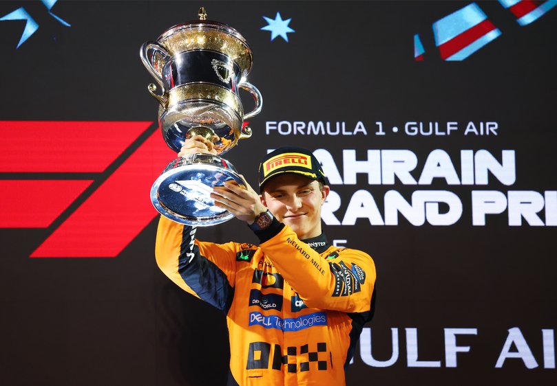 Race winner Oscar Piastri.