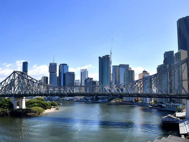 The group has planned to march across the Story Bridge but this was blocked by chief magistrate Janelle Brassington, who agreed there were serious safety risks should it go ahead. NewsWire / John Gass