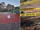 A northern Melbourne park has been partially closed after asbestos was found.