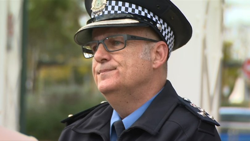 Road Policing Commander Mike Peters has spoken on two crashes involving officers on Thursday.