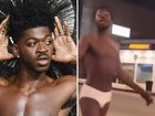 Rapper Lil Nas X has been jailed after a run-in with officers in Los Angeles.