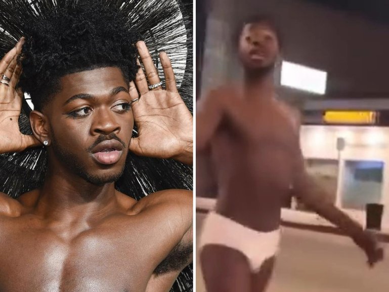 Rapper Lil Nas X has been jailed after a run-in with officers in Los Angeles.