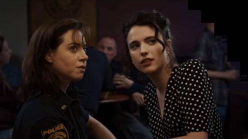 Aubrey Plaza and Margaret Qualley