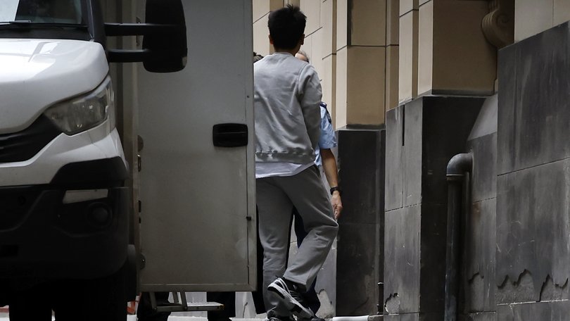 Ryan Cho arrives at the Supreme Court of Victoria for his bail application.
