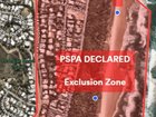 An exclusion zone is now in place at Peregian Beach.