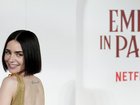 Lily Collins plays the role of Emily in the it series Emily in Paris.
