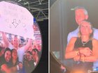 Coldplay has jokingly grilled a fan in a cheeky reference to the kiss-cam scandal.
