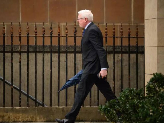Gareth Ward arrives at the Darlinghurst Courthouse in Sydney on July 30. AAP Image/Dan Himbrechts