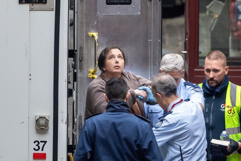 Erin Patterson arrives at Supreme Court of Victoria in Melbourne, Monday, August 25, 2025.
