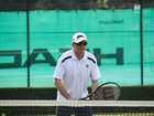 Prime Minister Anthony Albanese is seen playing tennis with friends in Sydney. 