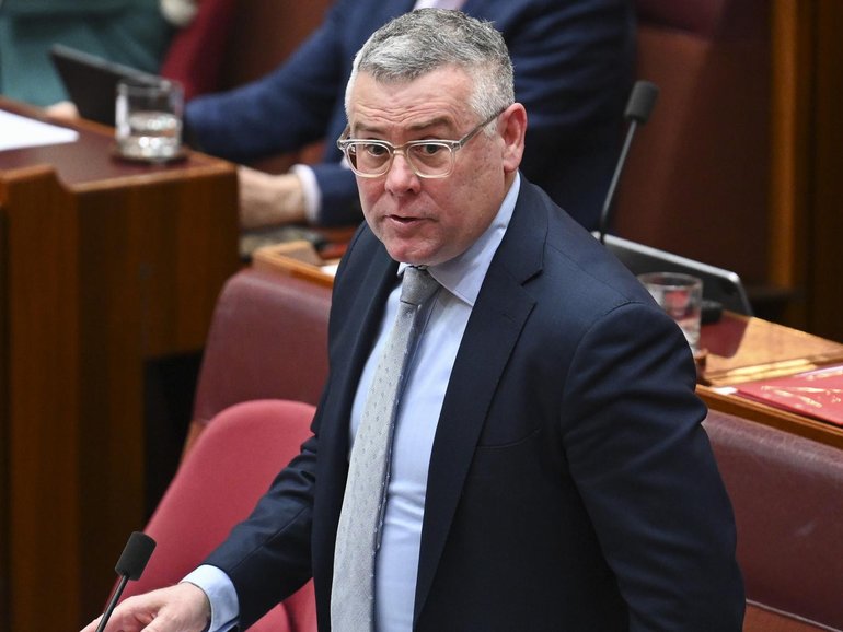 Environment Minister Murray Watt says Israel’s twin strike is a ‘clear breach of international law’. Martin Ollman / NewsWire
