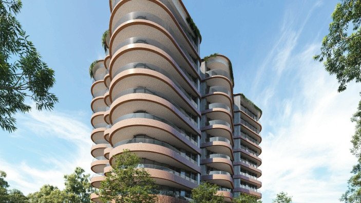An artist's impression of what the new building at 194-214 Oxford St will look like.