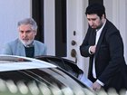 Expelled: Iranian ambassador to Australia Ahmad Sadeghi (left) has departed the embassy in Canberra. (Lukas Coch/AAP PHOTOS)