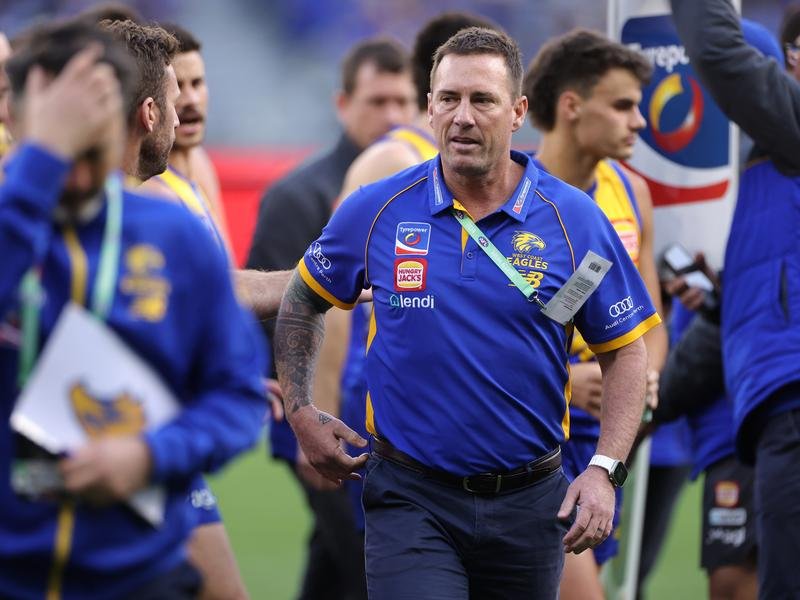 Last year’s interim coach Jarrad Schofield has left the Eagles.
