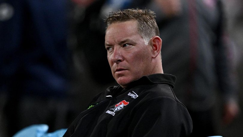 Adam O'Brien's position as Newcastle coach is looking increasingly clouded. (Dan Himbrechts/AAP PHOTOS)