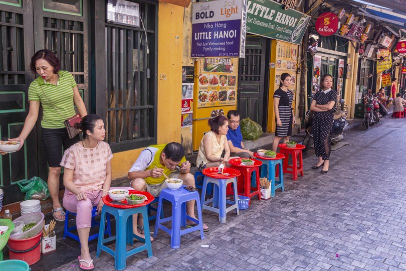 Streets of Hanoi, Vietnam.