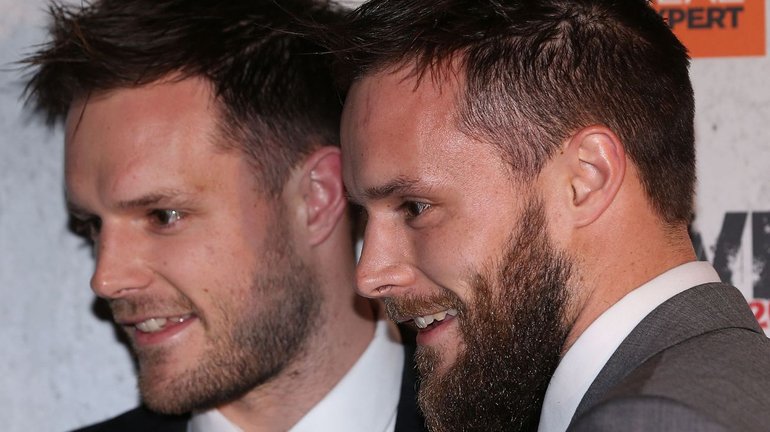 Nathan and Mitch Brown (R) back in 2014.