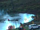 The man was attempting to rescue cattle at his property in Tonimbuk when he became stuck in mud.