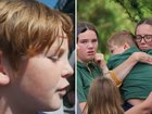 A 10-year-old boy has recounted the horrific events as a gunman opened fire on his school friends. Warning: Distressing details.