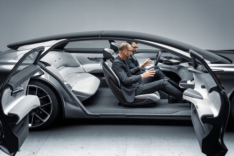 Audi’s Grand Sphere is a concept car that’s been described as a “first-class cabin on wheels”.