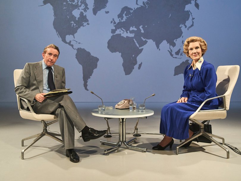 Steve Coogan as Brian Walden and Harriet Walter as Margaret Thatcher. 