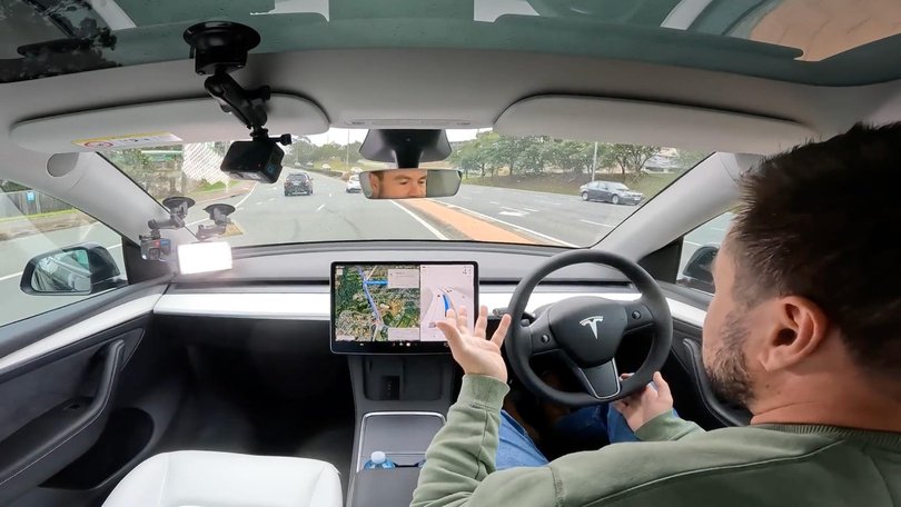 This Tesla self-drove me 50km to Bunnings on its own (almost)